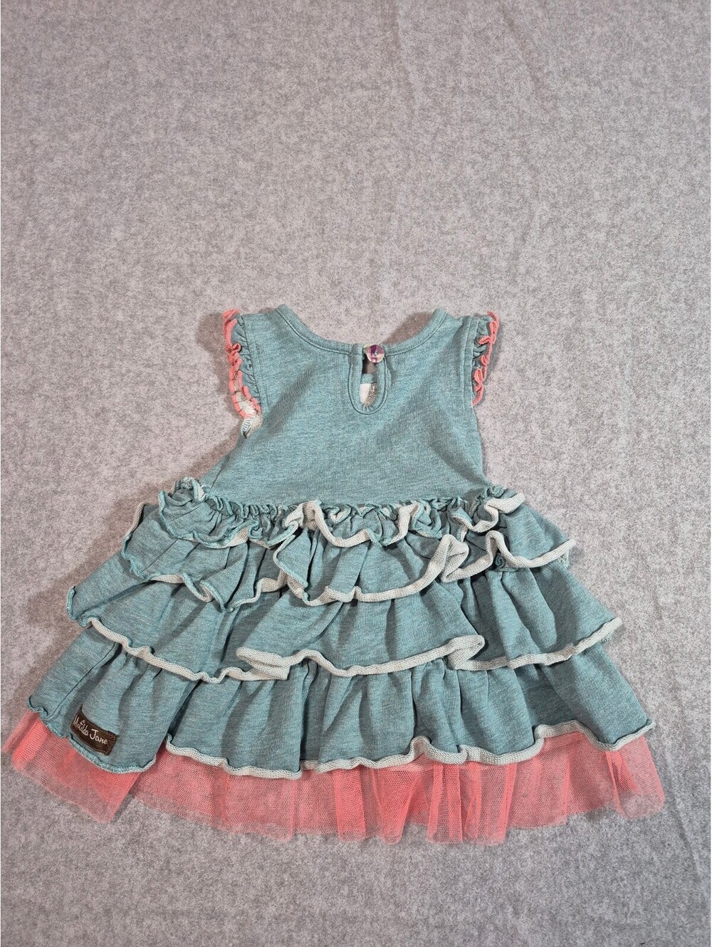 Matilda Jane Baby Girls Tiered Ruffle Tulle Dress 3-6M - Picture 4 of 6